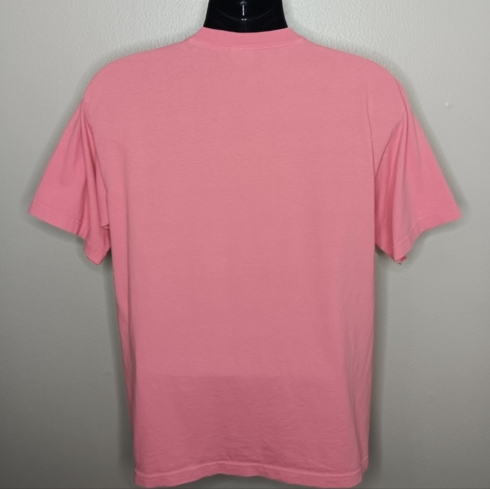 VTG 90s Orlando Adult Large T-shirt Salmon Pink Resort Vacation Tee Murina USA - Picture 5 of 7